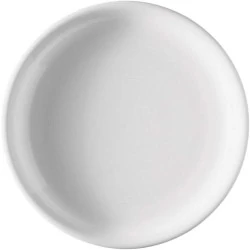 Assiettes dessert porcelaine blanc, motif Thomas, tendance