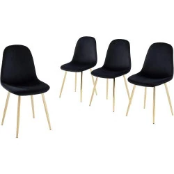 Chaises Lena Baita, Lot de 4, Design Élégant