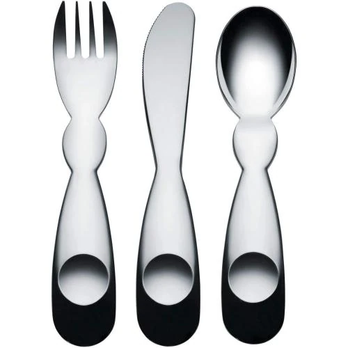 Alessi AM41S3 Service Couverts Enfant Acier Inoxydable Argent - Vue principale