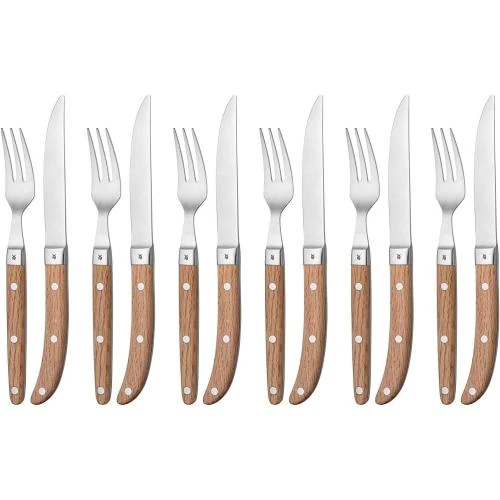 Zoom sur Couverts à Steak WMF, Set 12 Pièces, Haute Qualité