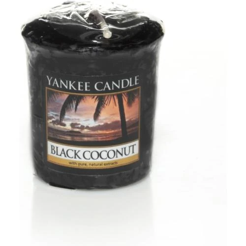 Bougie votive Noix de Coco Noir YANKEE CANDLE - Vue principale