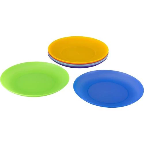 Kigima Assiettes Plates Colorées Rainbow, Lot 8 - Vue principale