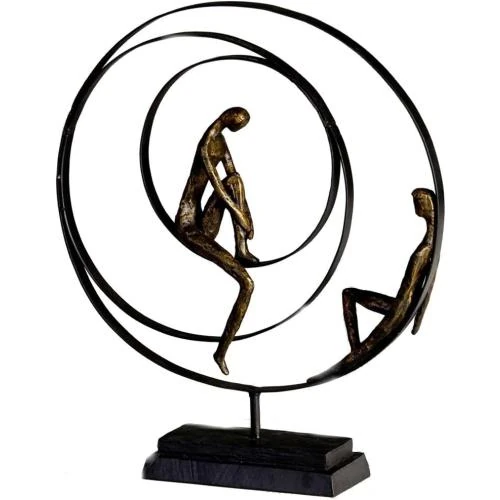 Sculpture Casablanca Patience, Bronze Élégant, Art Décoratif - Vue principale