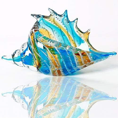 Figurines de Conque en Verre Soufflé à la Main - Décoration Maison - Vue principale