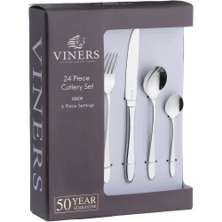 Coffret Couverts 24 pièces INOX, VINERS Eden