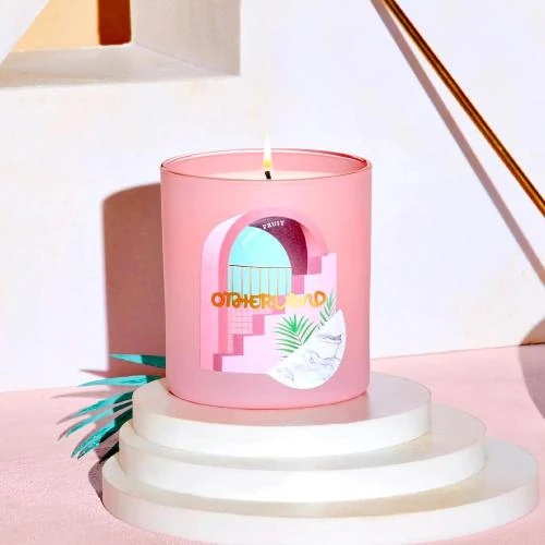 Détail de Otherland Bougie parfumée prune, aromathérapie luxe, végétalienne