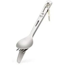 Couverts Titane 3 pièces Keith, Gris, Durable, Élégant