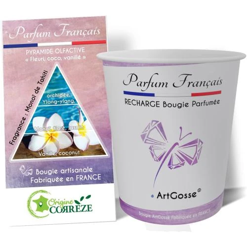 Recharge parfumée Monoi de Tahiti Artgosse 160ml - Vue principale