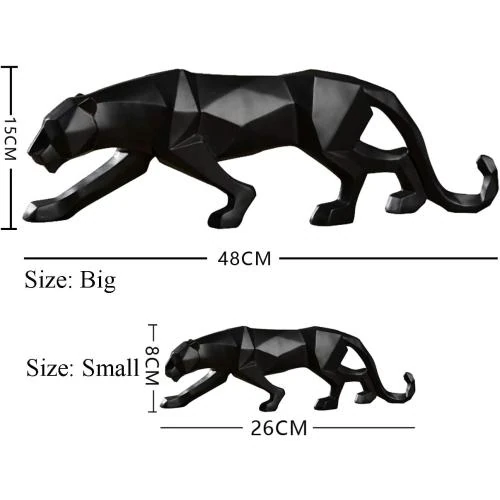 Détail de Fjwysangu Sculptures Animaux Abstraits Résine Noire