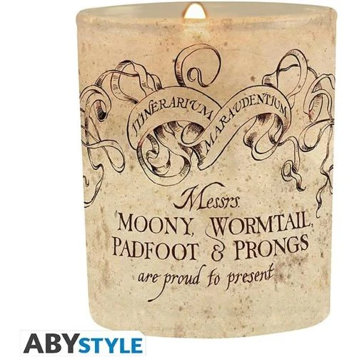 Détail de Bougie Carte du Maraudeur Harry Potter, ABYstyle