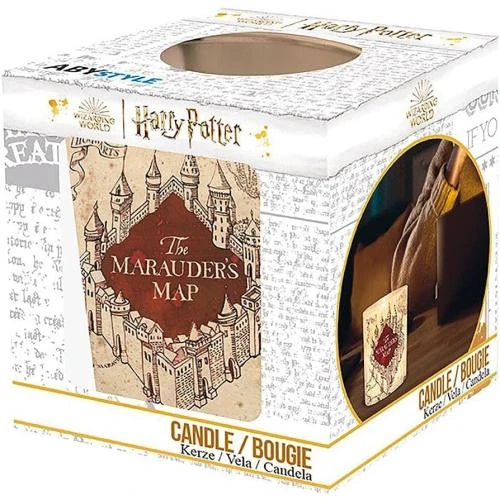 Zoom sur Bougie Carte du Maraudeur Harry Potter, ABYstyle
