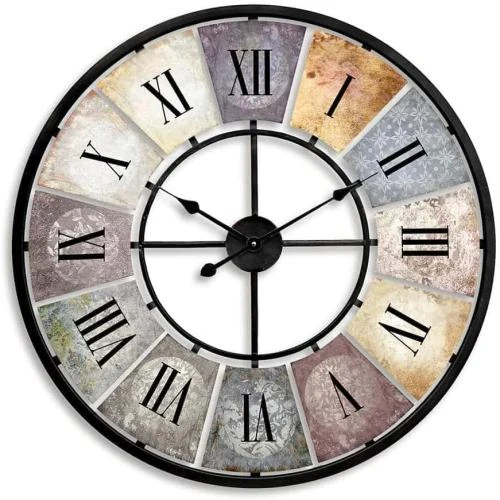 Détail de Horloge murale vintage silencieuse, KetL Wall Art, antique