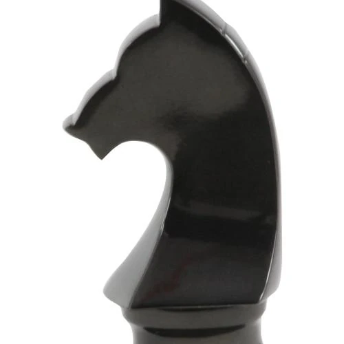Détail de Sculpture Aluminium Gris Foncé, 3 Pièces Décoratives