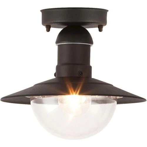 Lampe d'extérieur Rabalux Oslo, métal, plastique, noir - Vue principale