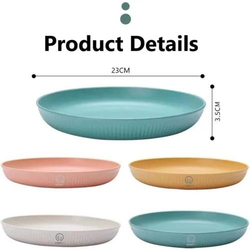 Détail de Assiettes plates Yongheng incassables, en polypropylene, micro-ondes