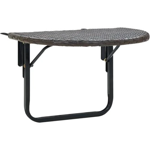 Table Basse Balcon Jardin Terrasse Patio Marron Vidaxl - Vue principale