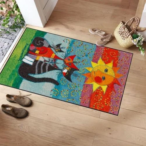 Détail de Tapis Momenti di Felicita, design Rosina Wachtmeister