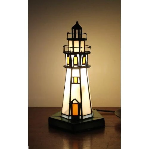 Lampes de Table Verre Tiffany, Lumières Décoratives Colorées - Vue principale
