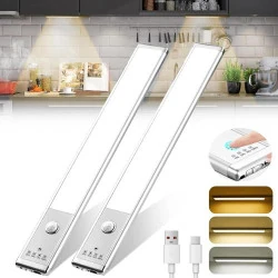 Reglette LED LouBout, 88 LEDs, Dimmable, Détecteur Mouvement