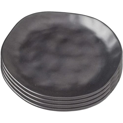 Assiette Kare, Noir, Élégance et Design Moderne - Vue principale