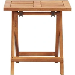 Table Pliable Jardin VidaXL, Bois Acacia Massif, Terrasse en situation