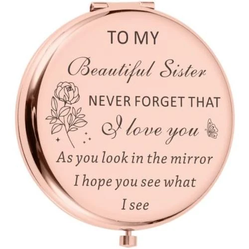 Miroir maquillage SYGUNAR, cadeau anniversaire, Noël, amitié - Vue principale