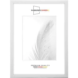 Cadre Photo sur Mesure, Bois MDF Blanc, Vitre Antireflet