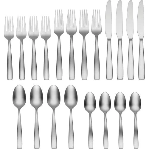 Détail de Oneida 20PC Everdine Sets Plat Argent, Élégance, Durable
