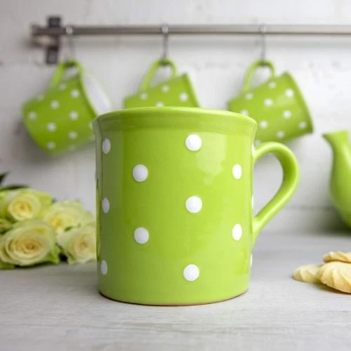 Détail de City to Cottage Tasse Café Thé Chocolat Chaud Verte