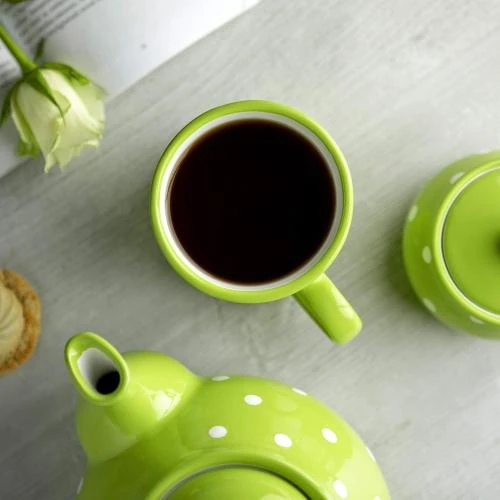 Zoom sur City to Cottage Tasse Café Thé Chocolat Chaud Verte