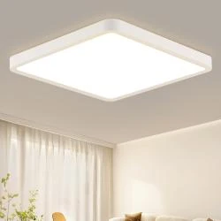 Plafonnier LED Plat 23W Lumière Chaude IP44 Étanche