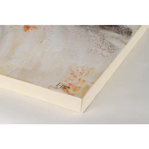 Détail de Kunstloft Tableau Peinture Moderne Abstrait Blanc Beige