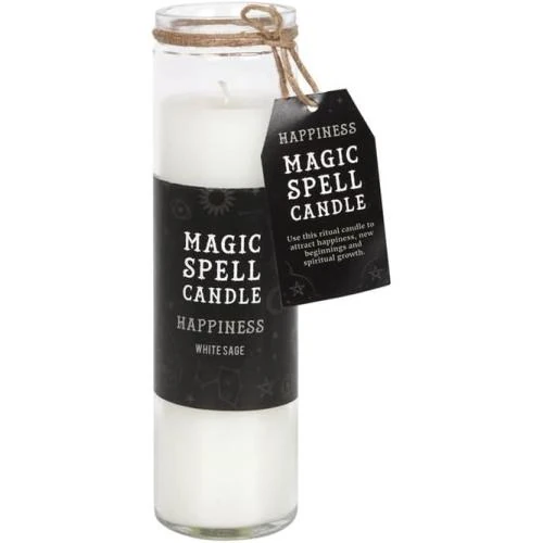 Bougie MAGIC SPELL HAPPINESS, Blanc, Ambiance Enchantée - Vue principale