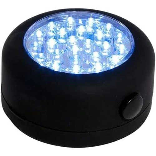 Zoom sur Chacon LED Ronde Magnétique, Éclairage Pratique, Design