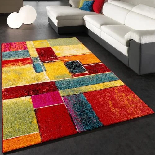 Tapis Moderne Vintage Motif Abstrait pour Salon Chambre - Vue principale