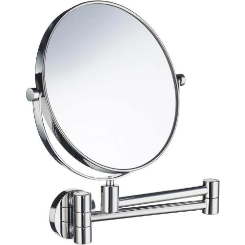 Miroir Rasage Maquillage Contour Bras Oscillant Chrome Inoxydable - Vue principale