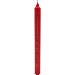 Bougie Avent Effilée Rouge, Compte à Rebours Widdle Wonderland