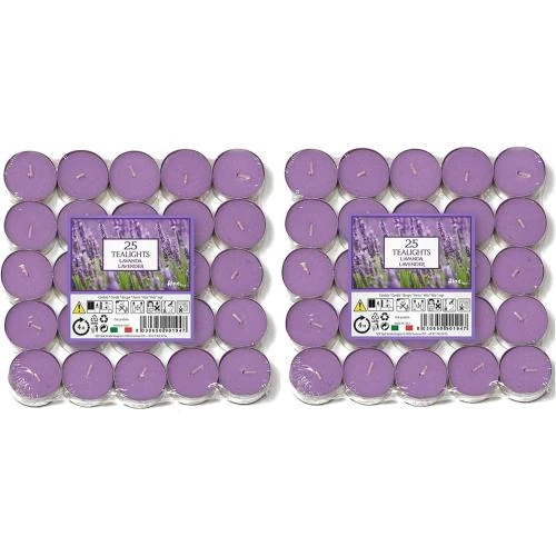 Bougies chauffe-plat parfumées lavande, Price's Candles, 50 unités - Vue principale