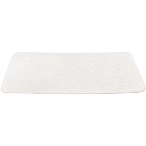 Détail de Assiette multifonctions rectangulaire Villeroy Boch, porcelaine blanche