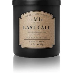 Bougie parfumée verre noir mat Manly Indulgence