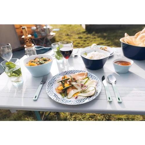 Détail de Mepal set couverts 3 pcs Nordic green, design élégant
