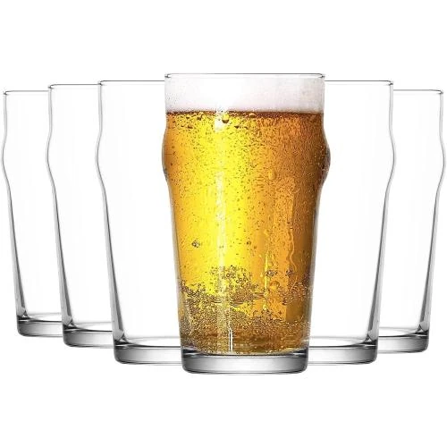 Arcoroc Nonic, verres à bière, cidre, lot 6 pièces - Vue principale