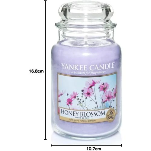 Détail de Bougie Parfumée Nectar de Miel, Violet, Yankee Candle