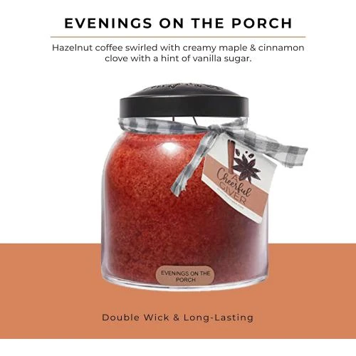 Détail de Bougie parfumée Evening on the Porch, A Cheerful Giver