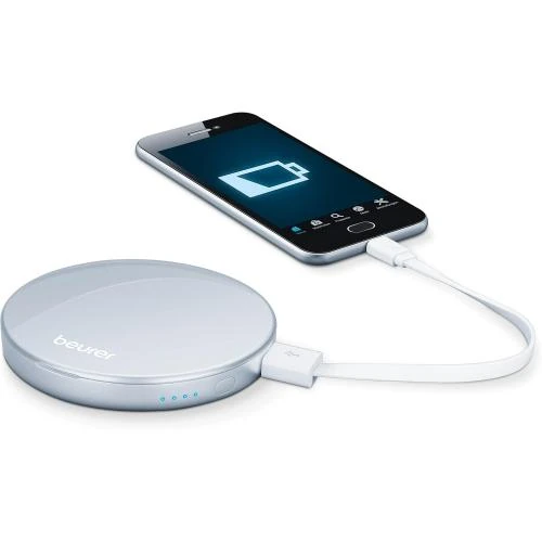 Zoom sur Miroir de Poche Éclairé Beurer 585.02, Powerbank