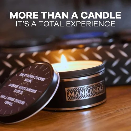 Zoom sur Bougies parfumées Majestic Zen, cadeau homme, relaxation