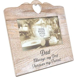 Cadre photo bois Shabby Chic, motif papa, The Leonardo Collection