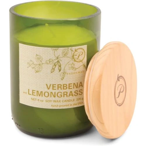 Bougie Soja Écologique Paddywax, Verveine, Citronnelle, Verre Recyclé - Vue principale