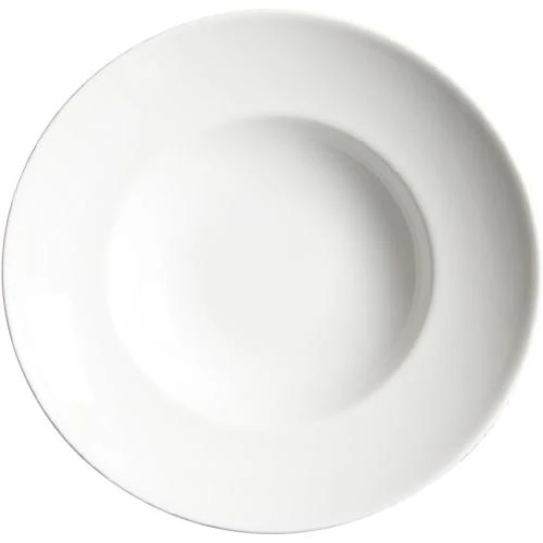 Assiettes Creuses Porcelaine Fine SATURNIA, Lot 1, Blanc - Vue principale