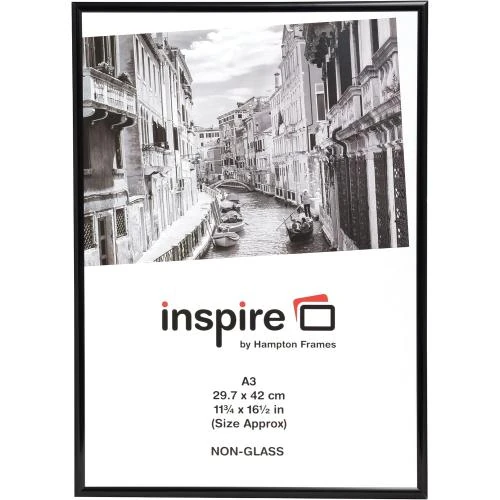 Cadre A3 Noir Hampton Frames, Photo Album Company - Vue principale